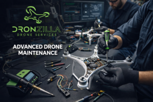 خدمة صيانة طائرات الدرون