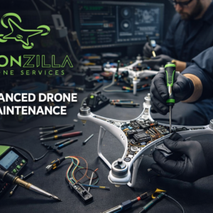 خدمة صيانة طائرات الدرون